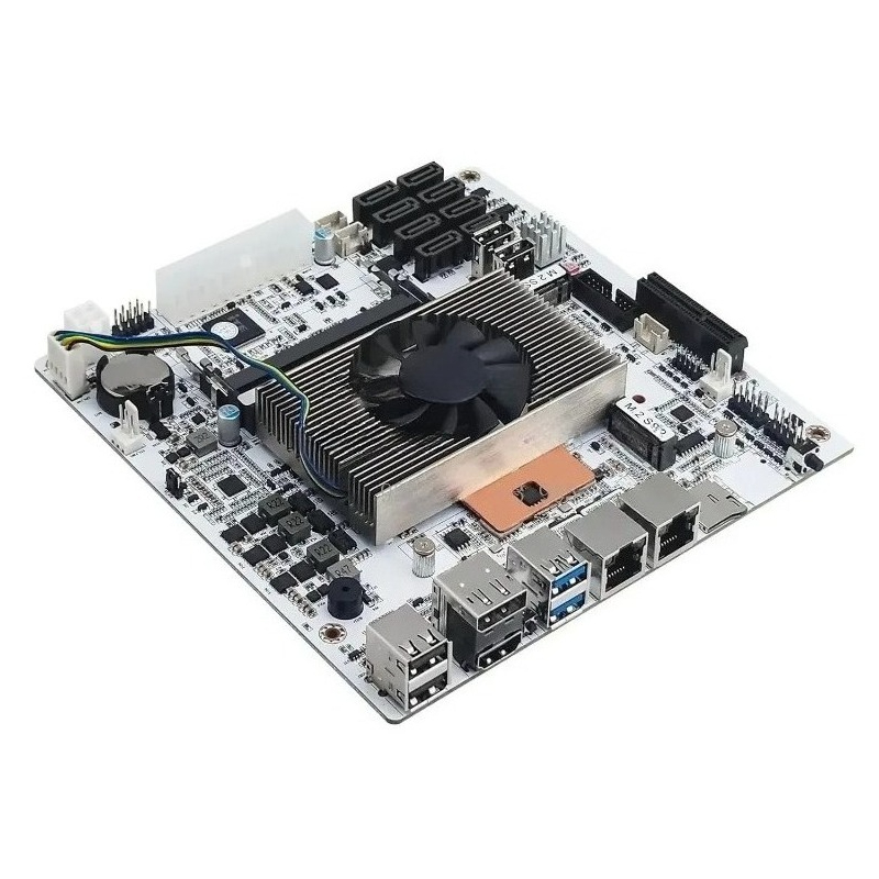 Mini Itx Dual 2.5G Nas Motherboard - Weißes Mini-ITX M11 NAS-Motherboard mit integrierter