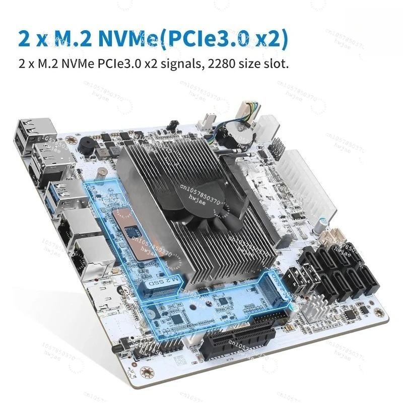 Mini ITX Weißes M11 NAS-Mother – Mini Itx Dual 2.5G Nas Motherboard Bewertung und Preis