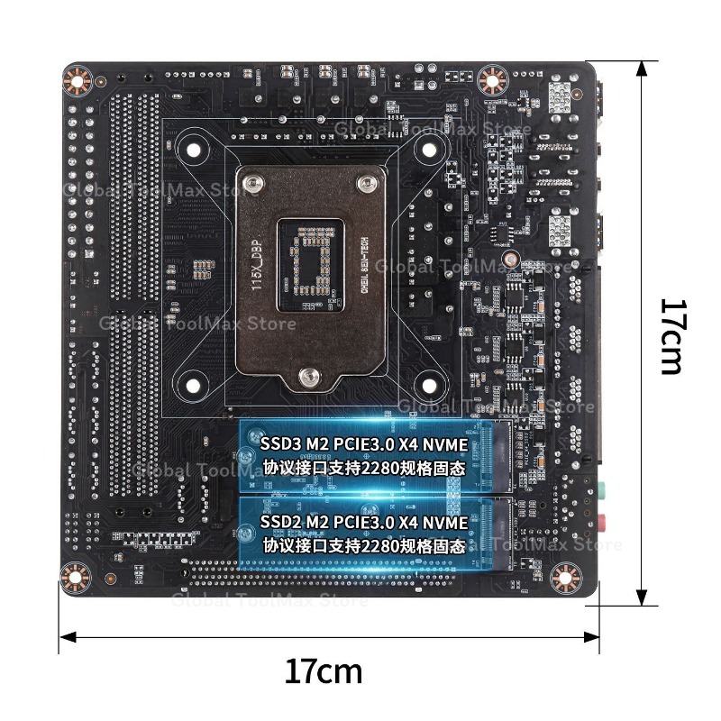 Mini-ITX-Motherboard C246 LGA1 – Mini Itx Dual 2.5G Nas Motherboard Bewertung und Preis
