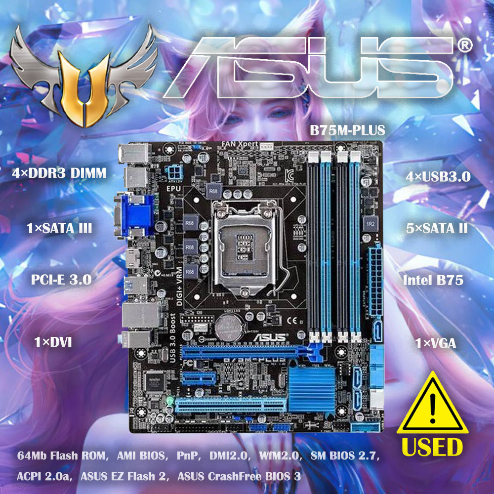 Asus B75M-PLUS Original Deskto – X870E Atx Motherboard Bewertung und Preis