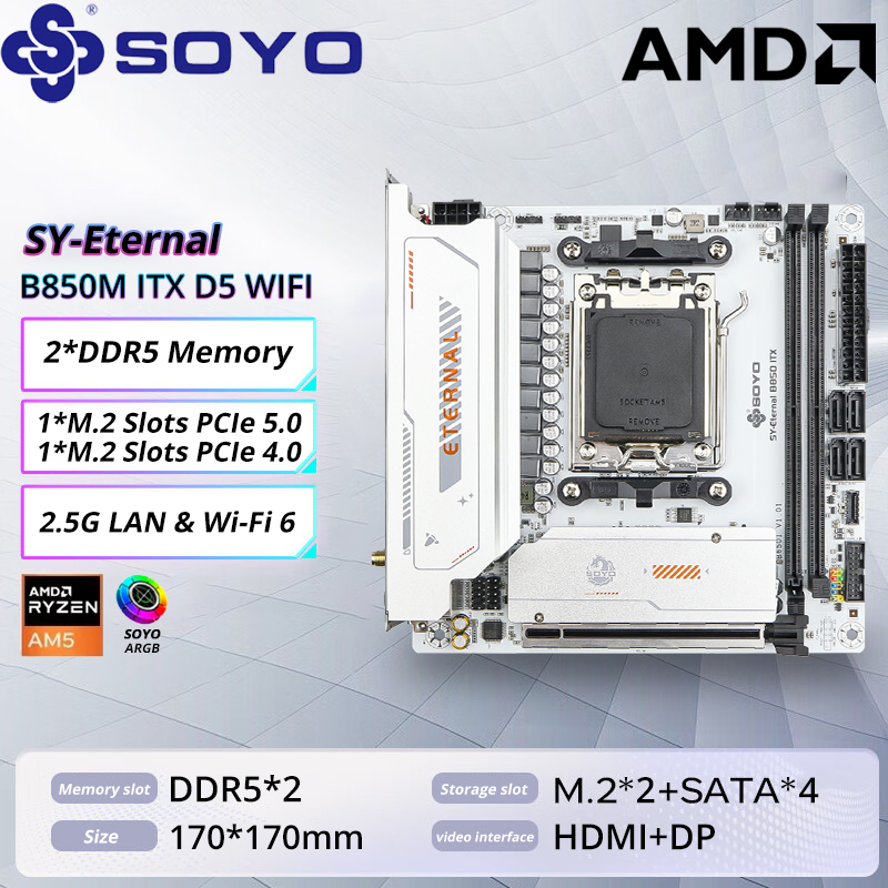 SOYO B850M ARGB Motherboard WI – X870E Atx Motherboard Bewertung und Preis